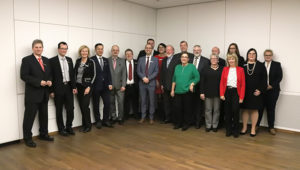 Jubiläumsfeier und Verabschiedung in der Sparkasse