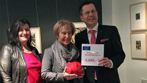 Sparkasse unterstützt das KirchnerHAUS Aschaffenburg e.V.