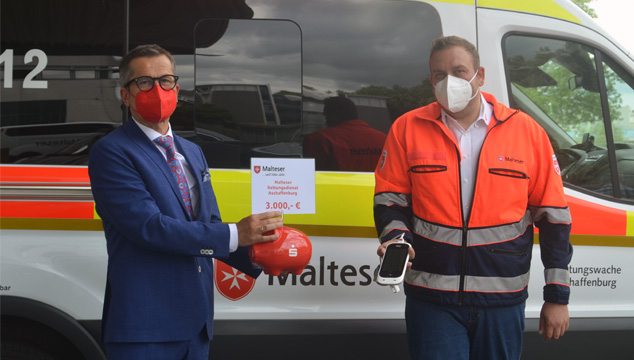 Sparkasse unterstützt den Malteser Rettungsdienst