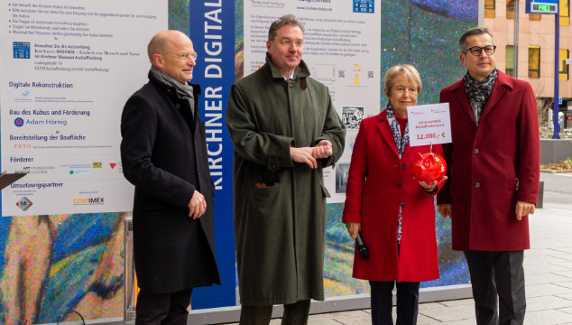 Bayerische Sparkassenstiftung und Sparkasse unterstützen das KirchnerHAUS Aschaffenburg